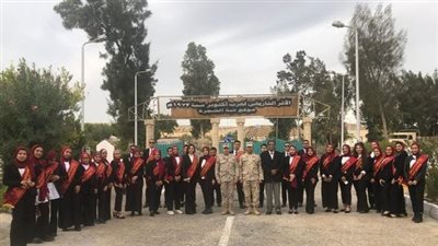 طلاب جامعة عين شمس في زيارة لموقع 