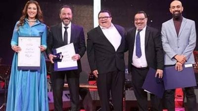 حنان مطاوع تحتفل بتكريمها من وزارة الثقافة