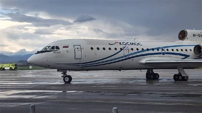 بعد توقف 12 عامًا.. مطار اللاذقية السوري يستقبل أولى الرحلات الجوية القادمة من روسيا 