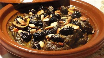 أسهل طريقة لعمل الطاجين الحلو المغربي 