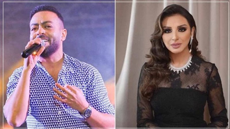 انغام وتامر عاشور
