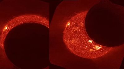 قمر صناعي تابع لناسا يرصد حركة القمر أمام الشمس | فيديو 