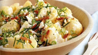 طريقة عمل سلطة البطاطس بالنعناع مع الشيف فيفيان فريد | فيديو