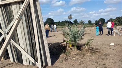 إزالة حالة تعدٍ بالبناء على أرض زراعية بمساحة 200 متر بالإسماعيلية |صور