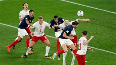 كأس العالم 2022.. تعادل سلبي بين فرنسا والدنمارك في الشوط الأول|صور