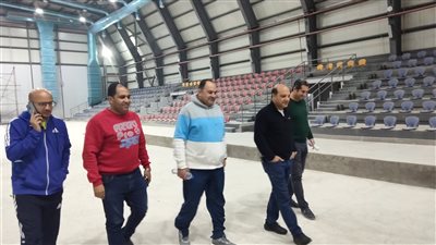 إيهاب أمين يزور نادي النادي شيراتون لبدء تجهيز صالة الجمباز