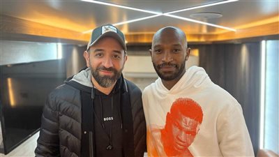 أحلى مفاجأة.. عمرو سلامة يكشف عن زيارة شيكابالا لموقع تصوير أحدث أعماله