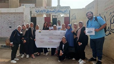 تمريض حلوان تنظم حملة توعوية بمقاومة الميكروبات