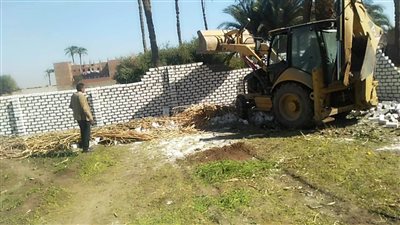 إزالة 37 حالة تعد على الأراضي الزراعية وأملاك الدولة والبناء المخالف بسوهاج