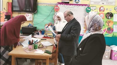 وكيل تعليم دمياط يتفقد انتظام العملية التعليمية بمدارس عزبة البرج