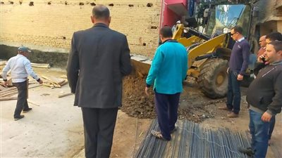 حملة مكبرة لإزالة التعديات على الأراضي الزراعية بسمالوط المنيا