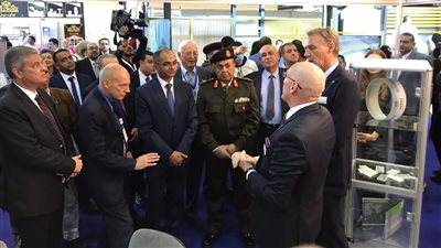 نائب وزير الإسكان يفتتح المعرض والمؤتمر الدولى الألماني لتكنولوجيا البنية التحتية والمياه والصرف| صور