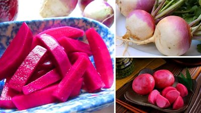 طريقة عمل مخلل اللفت في البيت زي الجاهز | فيديو