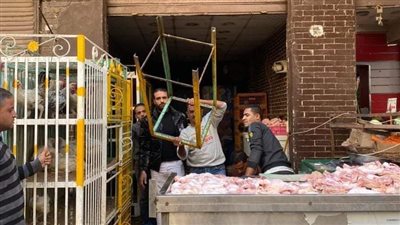 حملة إشغالات بمحيط ميدان الجيزة والمنيب وجسر الكونيسة|صور