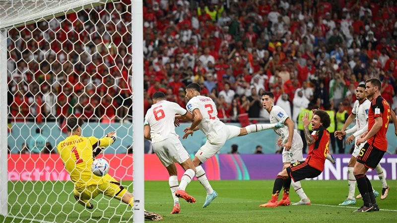 المغرب تتقدم بهدف