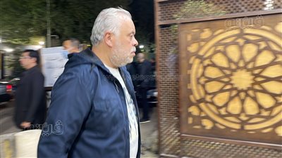 أشرف زكي وطارق علام وألبرت شفيق في عزاء المنتج وجيه الليثي |فيديو وصور 