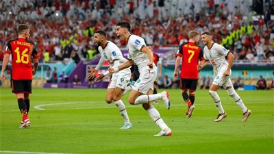 كأس العالم 2022.. برج خليفة يحتفل بفوز المغرب على بلجيكا | صورة 