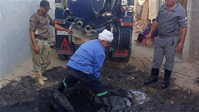 رئيس مياه القناة: حملة لتطهير بالوعات وشبكات الصرف الصحي