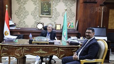 لتحسين أحوال المزارعين.. محافظ المنيا يجتمع مع وكيل وزارة الزراعة الجديد