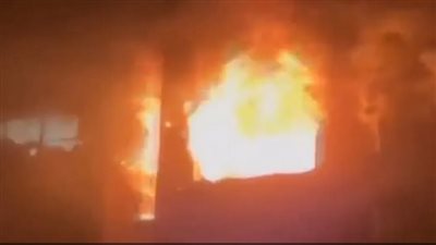 إصابة شخص في حريق فندق شهير بالدقي
