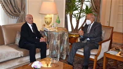 أحمد أبو الغيط يستقبل رئيس مجلس النواب الليبي