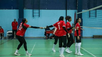 سيدات طائرة الأهلي يفوز على هليوبوليس بالدوري 