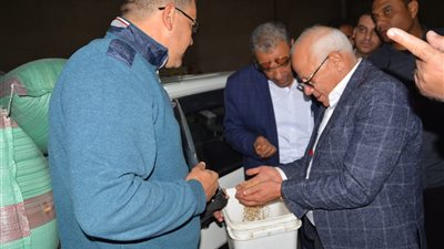 الغضبان يتفقد مضرب الأرز بجنوب بورسعيد | صور 