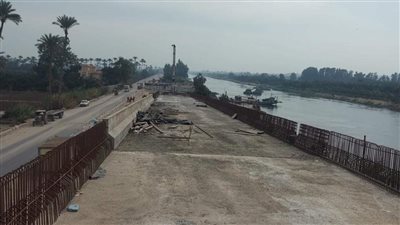 آخر أعمال الجيزة في إنشاء كوبري أبو غالب | صور