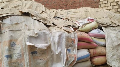 التحفظ على 17 طن قمح مجمع بدون تصريح بمحافظة الفيوم