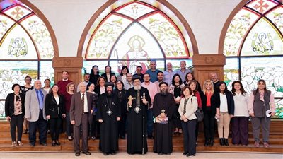 البابا تواضروس يلتقي العاملين في برامج أسقفية الخدمات