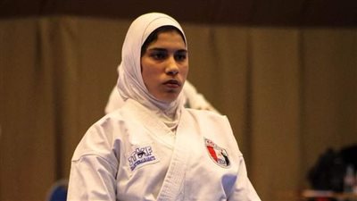 طالبة عين شمس الثالثة في بطولة العالم للكاراتيه بدولة سيلوفينيا 