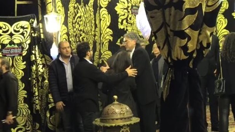 عزاء والدة إيهاب