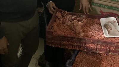 ضبط 200 كيلو لحوم غير صالحة للاستهلاك الآدمي بالمنوفية