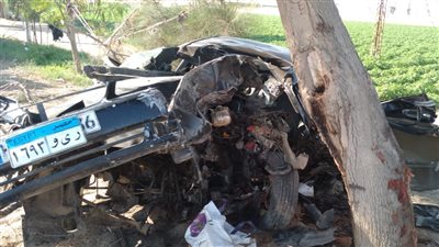 إصابة 4 أشخاص في حادث تصادم 3 سيارات بالإسماعيلية