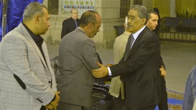 ضياء رشوان وخالد داوود وأبو عيطة في عزاء أمين إسكندر بالكاتدرائية | صور