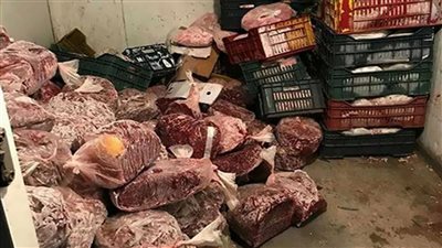 ضبط لحوم ودواجن فاسدة في حملة تموينية بطنطا