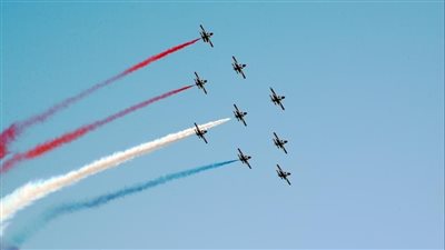 انطلاق فعاليات العرض الجوى المصرى البريطانى 