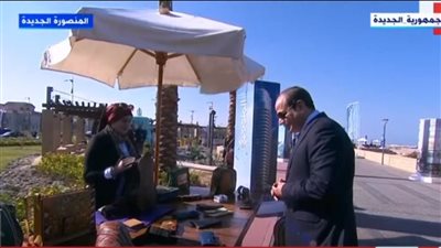 السيسي يتفقد مدينة المنصورة الجديدة
