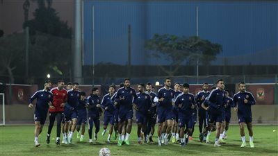 شاهد مران الأهلي الختامي قبل مواجهة الاتحاد السكندري 