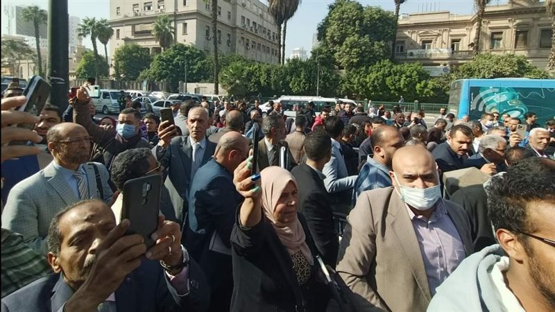 المحامين المحتجين