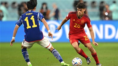 اليابان تسجل هدفين في إسبانيا خلال 4 دقائق|فيديو صور 