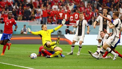 كأس العالم 2022.. كوستاريكا تسجل الهدف الثاني في ألمانيا