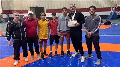 أبطال المشروع القومي للموهبة بكفر الشيخ يحرزون ذهبية بطولة الجمهورية للمصارعة 