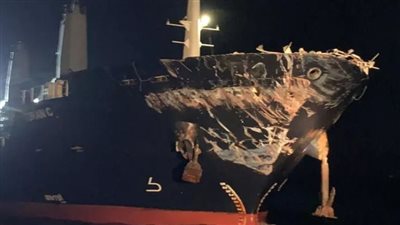 اصطدام سفينتي شحن تركيتين عند مدخل مضيق البوسفور | فيديو وصور