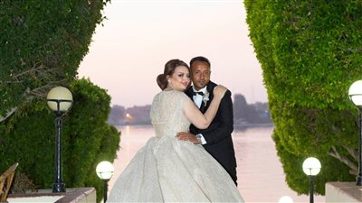 الصحفية مارلين عبد الملك تحتفل بزفافها على المهندس إميل تامر