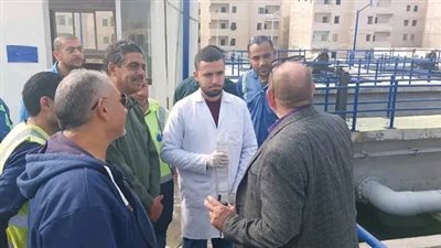 صرف إسكندرية: جولة ميدانية لتفقد سير العمل بمحطات المعالجة
