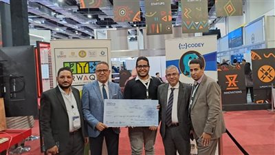 تمثيل مشرف لحاضنة رواق جامعة الأزهر بمعرض القاهرة الدولي للتكنولوجيا