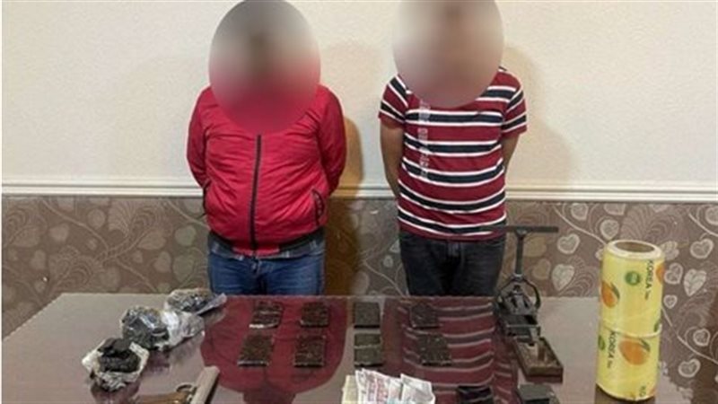 المتهمين والمضبوطات