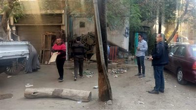 إزالة واجهات محلات مخالفة والتصدي لمحاولة تغيير أنشطة الوحدات السكنية بهضبة الأهرام |صور