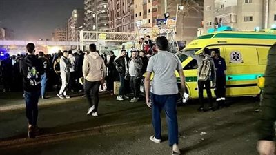 إجراء تحليل مخدرات للسائق المتسبب في حادث عزبة النخل